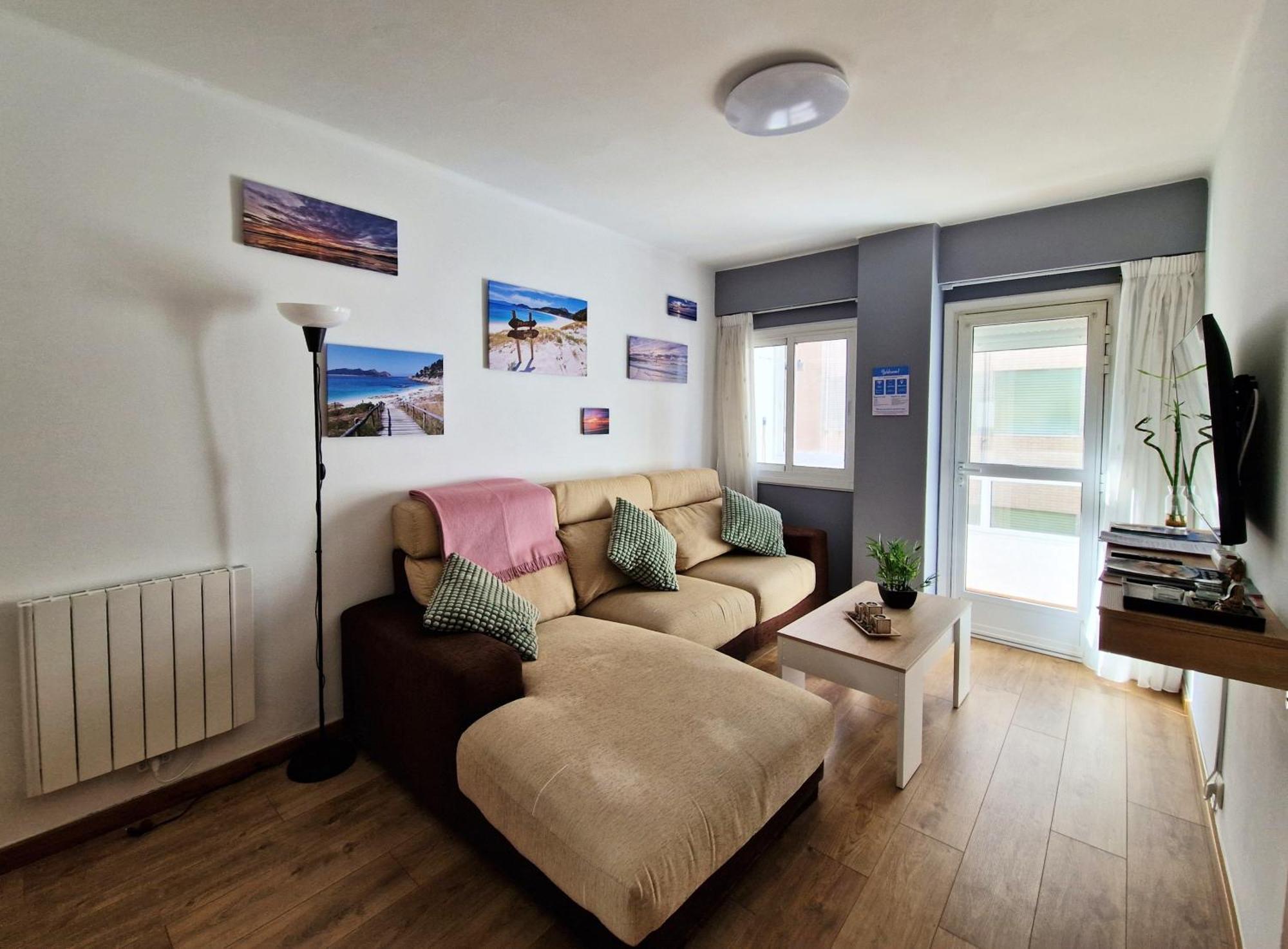 Apartamento Playa Bouzas - Vigo - Parking Free Exteriör bild